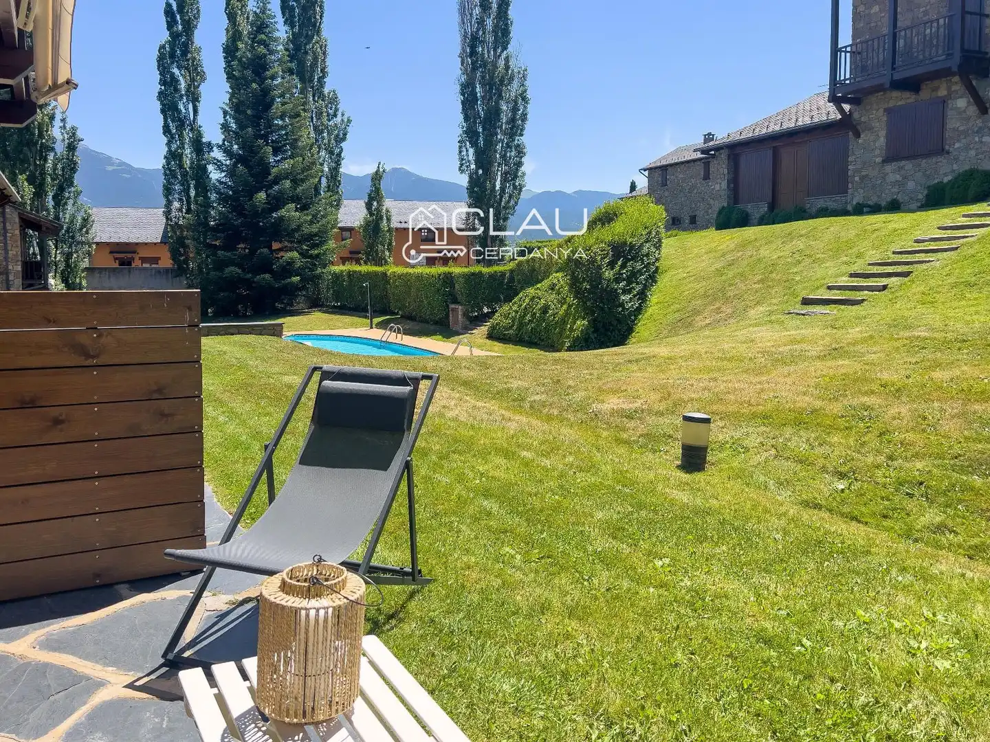 Garten von Einfamilien-Reihenhaus zur Miete in Isòvol mit Heizung, Parkett und Terrasse