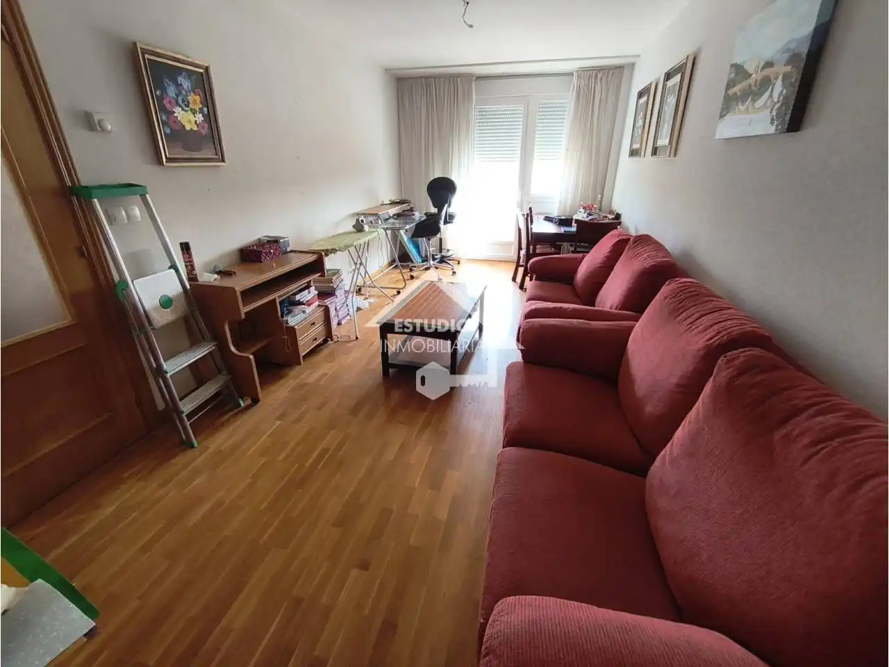 Living room of Houses for sale in Mendavia  with Heating, Private garden and Parquet flooring