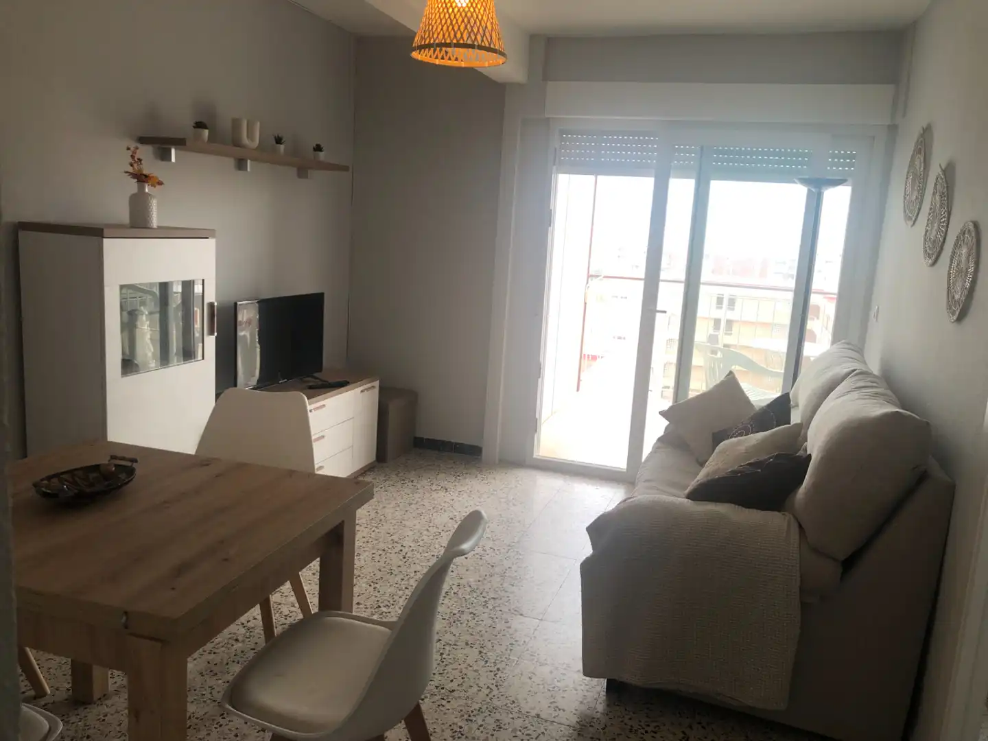 Living room of Apartments for rent in Santa Pola  with Terrace, Furnished and Oven
