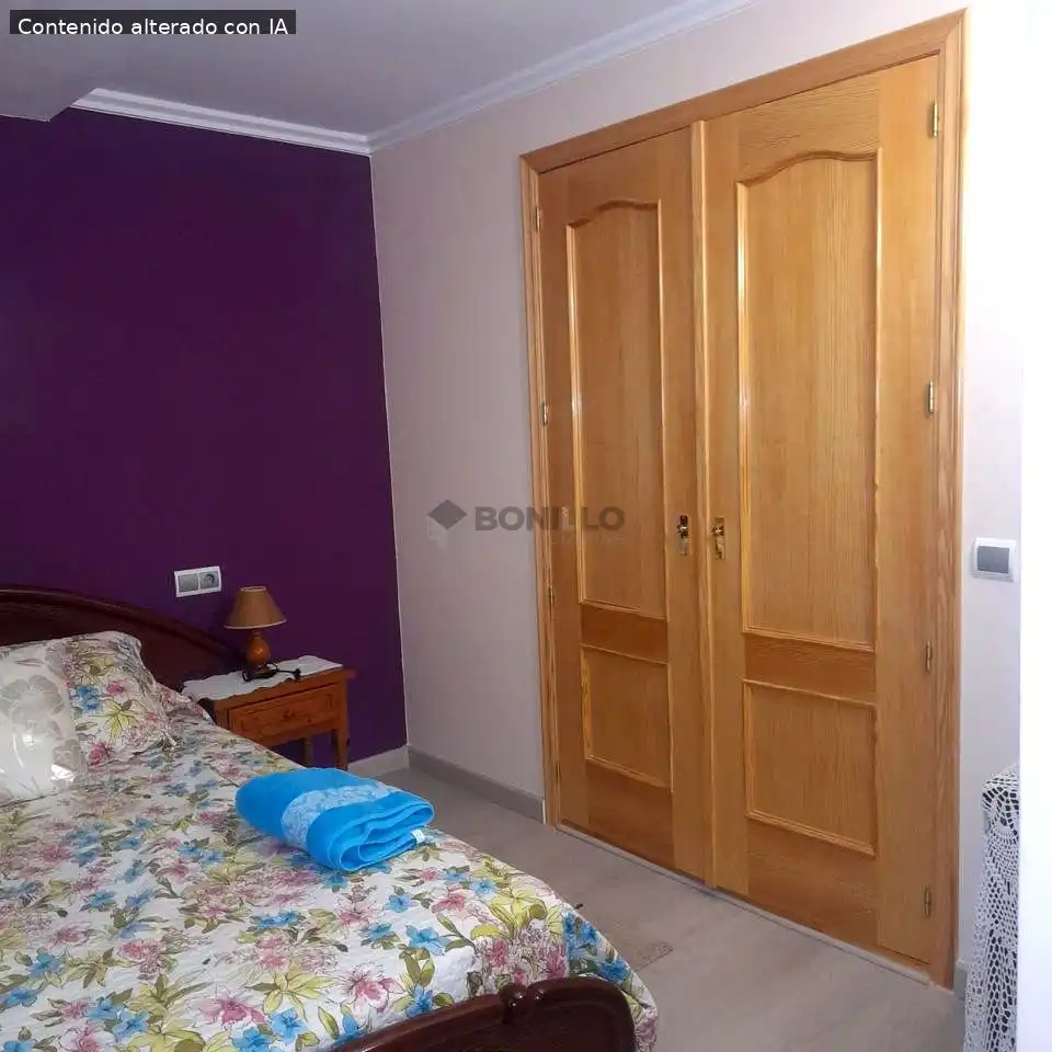 Habitación de Casa adosada en venta en Cascante del Río con Calefacción, Terraza y Balcón