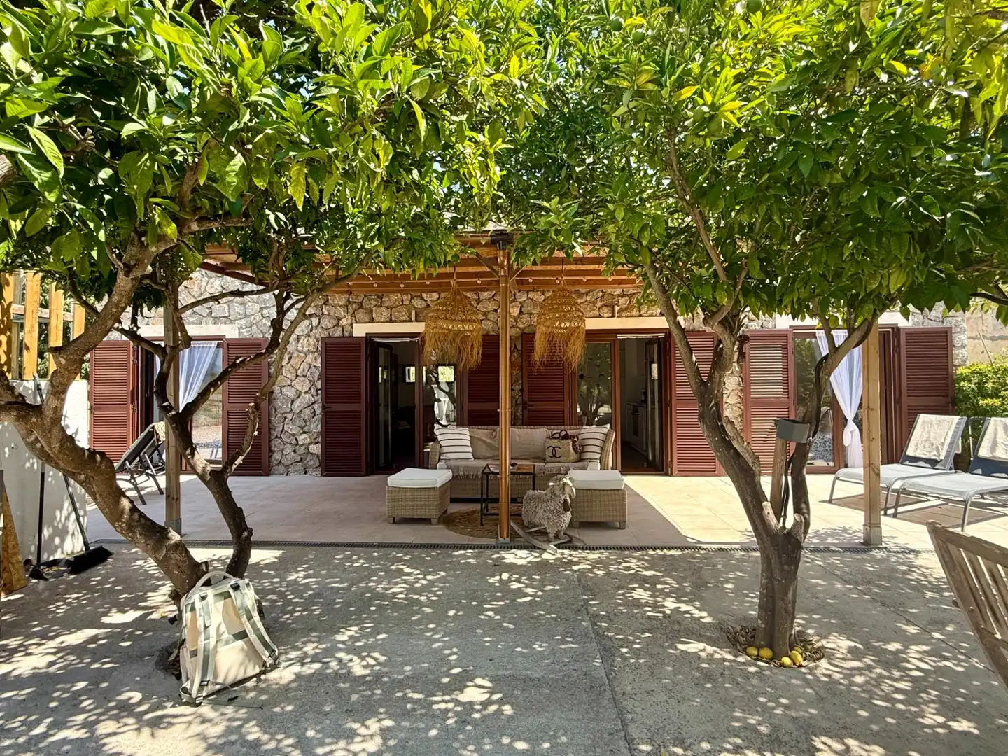 Terrace of Country homes for sale in Campanet  with Heating, Private garden and Swimming Pool