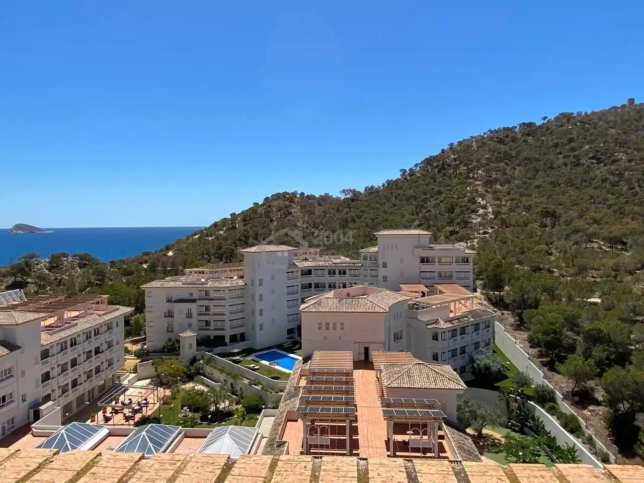Vista exterior de Ático en venta en Villajoyosa / La Vila Joiosa con Aire acondicionado, Terraza y Piscina comunitaria