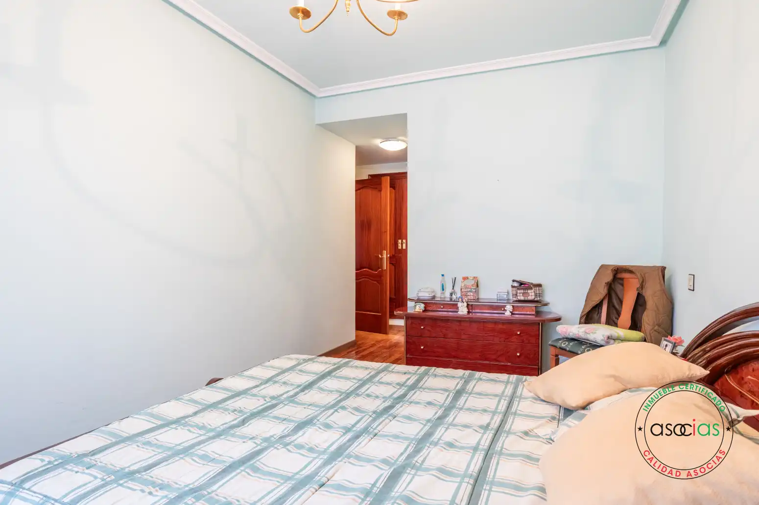 Bedroom of Flat for sale in Teverga  with Heating, Parquet flooring and Terrace