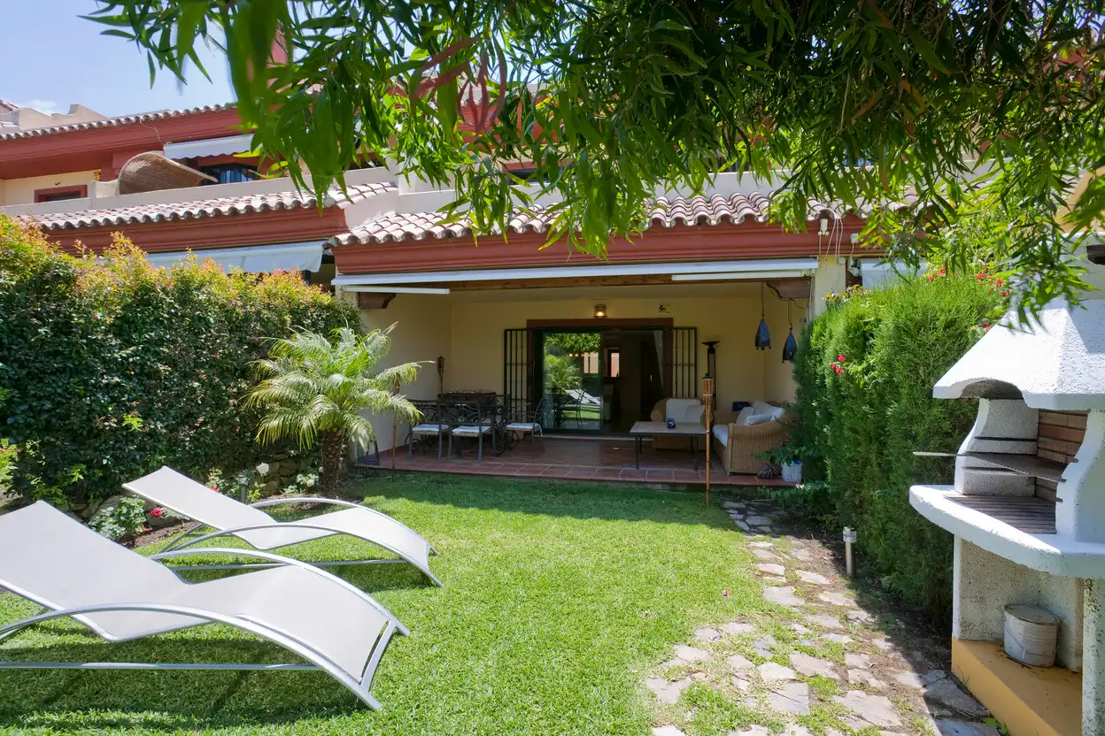 Garden of Houses for rent in Marbella  with Furnished and Pets allowed