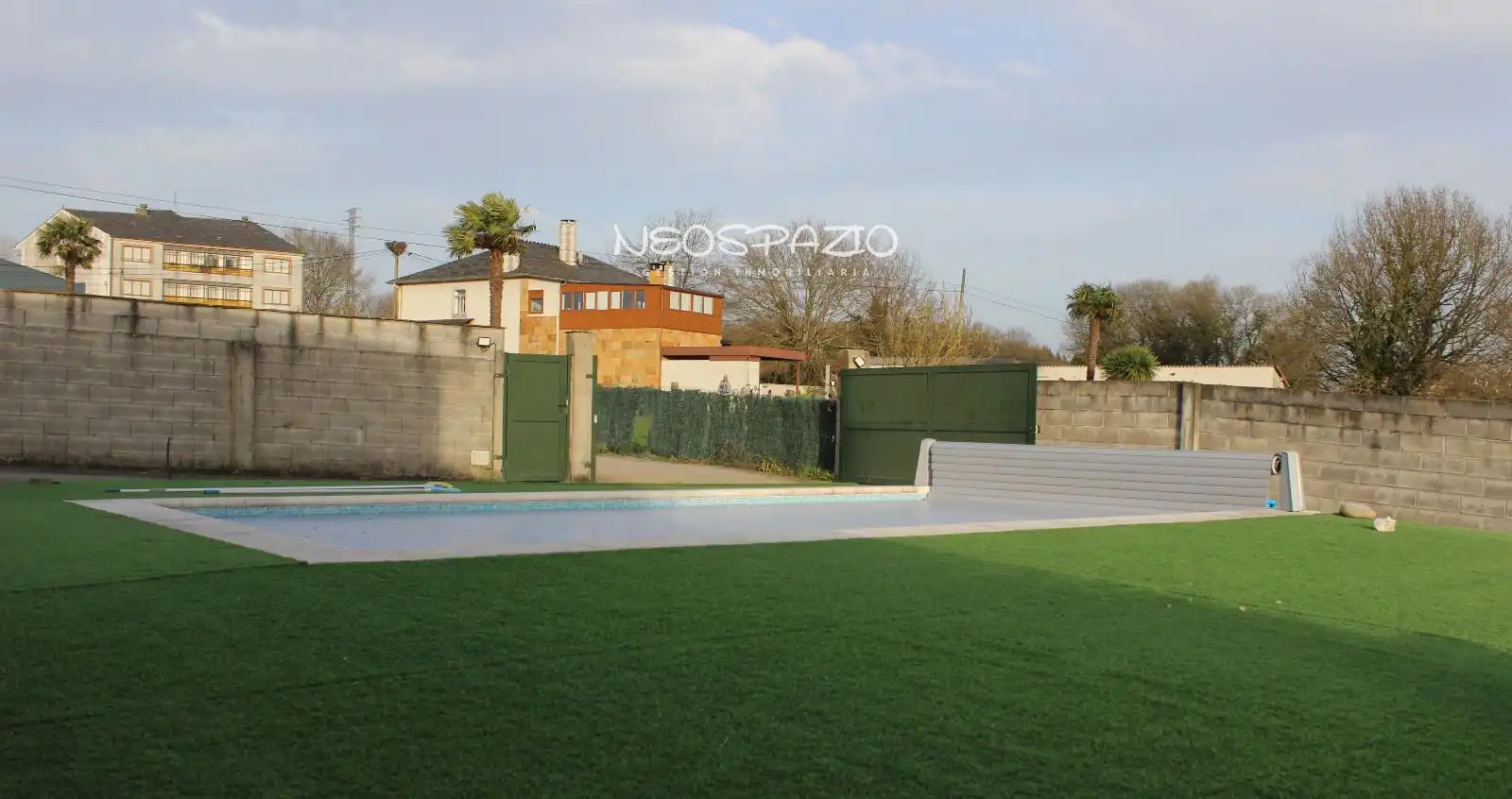 Piscina de Casa o chalet en venta en Lugo con Calefacción, Parquet y Trastero