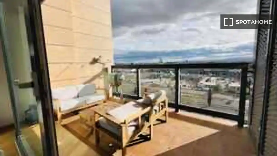 Terrace of Flat for rent in Burjassot  with Air Conditioner, Heating and Furnished