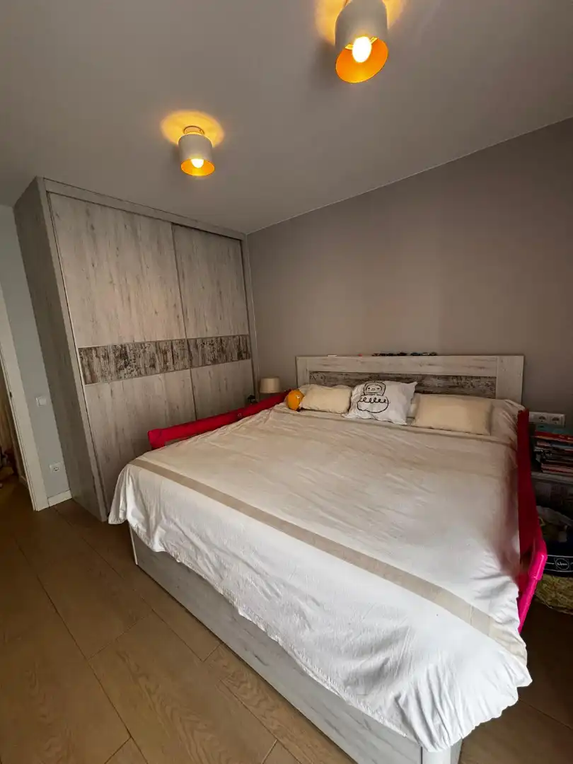 Schlafzimmer von Wohnung zum Verkauf in Badalona mit Klimaanlage, Heizung und Parkett
