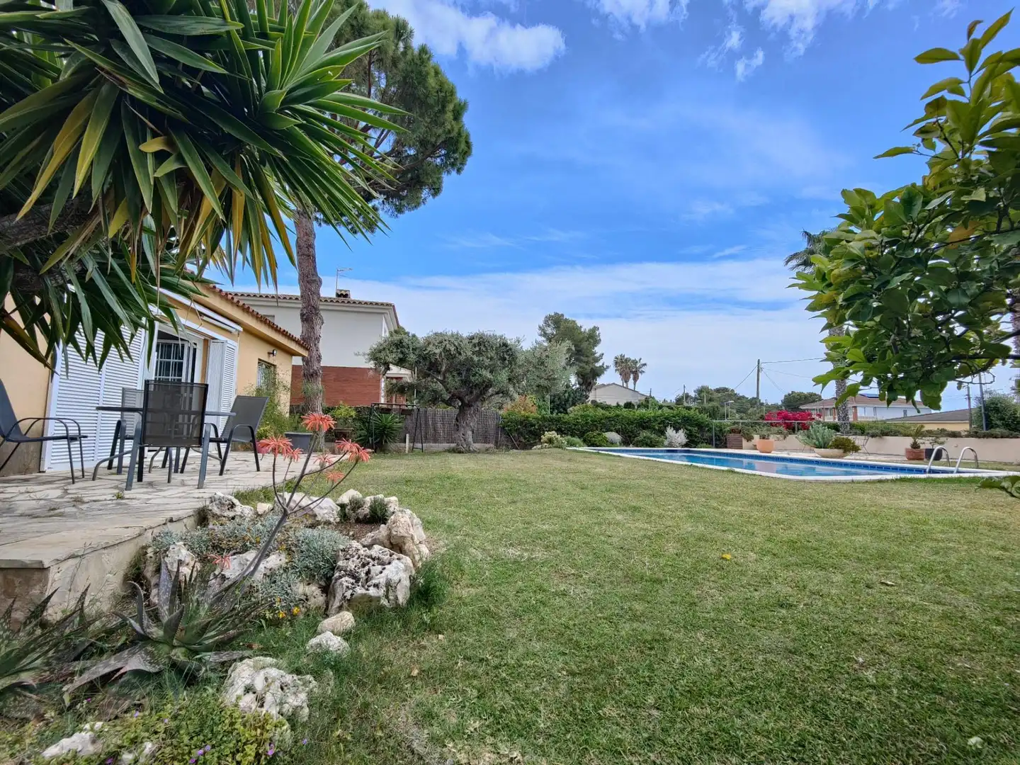 Garten von Haus oder Chalet zum Verkauf in Cunit mit Heizung, Privatgarten und Schwimmbad