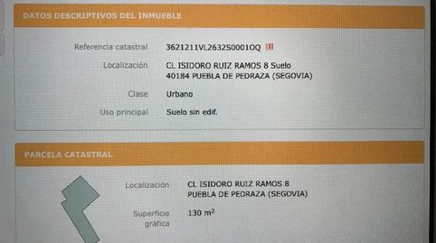 Foto 3 von Residential zum Verkauf in Calle de Don Isidoro Ruiz Ramos, 8, Puebla de Pedraza, Segovia