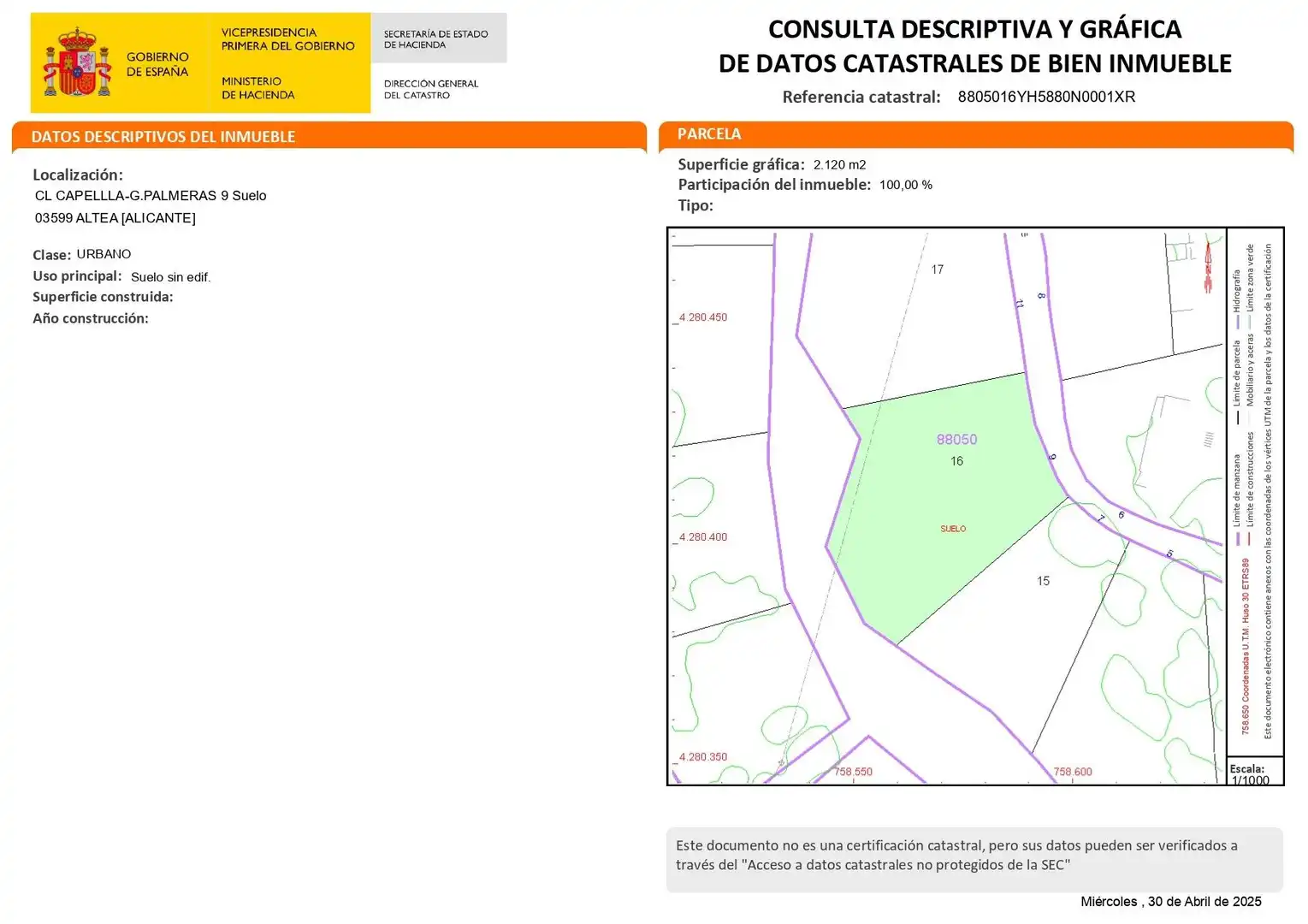 Terreny residencial en venda a Altea la Vella, imagen 18