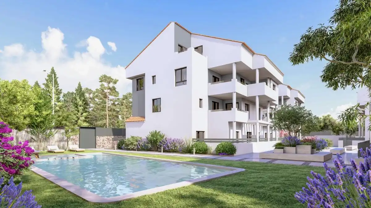 Vista exterior de Àtic en venda en Jávea / Xàbia amb Jardí privat, Piscina i Alarma