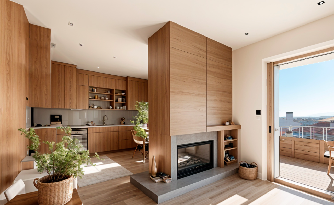 Living room of Attic for sale in Girona Capital  with Air Conditioner, Heating and Terrace