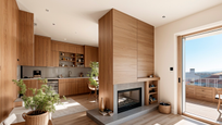 Living room of Attic for sale in Girona Capital  with Air Conditioner, Heating and Terrace