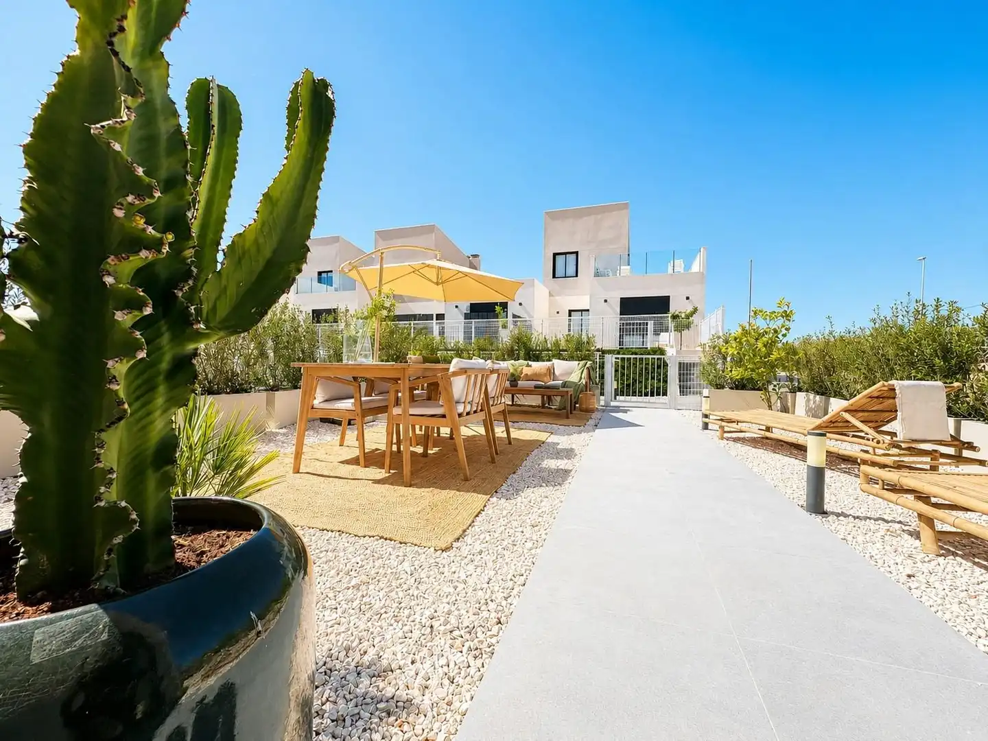 Terraza de Casa adosada en venta en Murcia con Aire acondicionado, Calefacción y Jardín privado