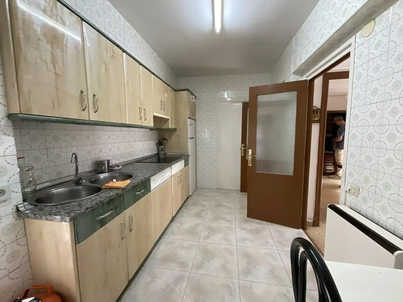 Kitchen of Flat for sale in Santo Domingo de la Calzada  with Heating, Furnished and Balcony