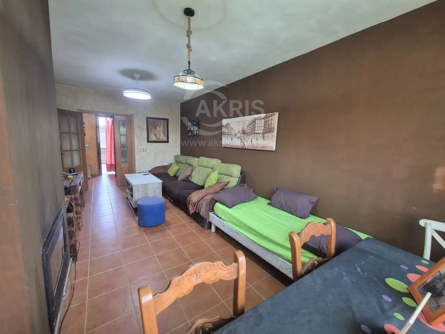 Sala de estar de Casa adosada en venta en Mocejón con Aire acondicionado, Calefacción y Terraza