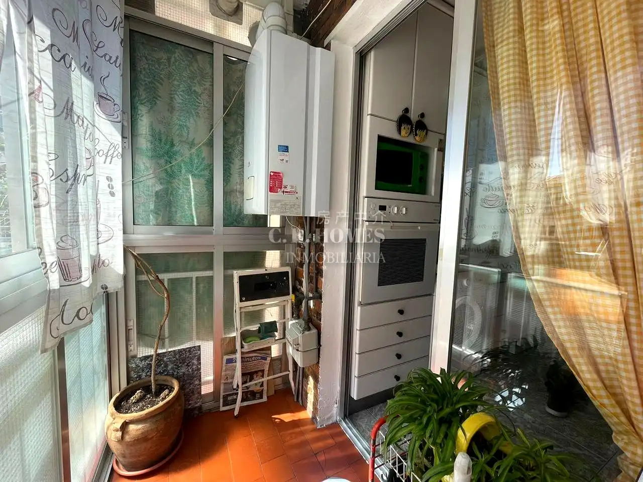 Balcony of Flat for sale in Getafe  with Air Conditioner, Heating and Terrace