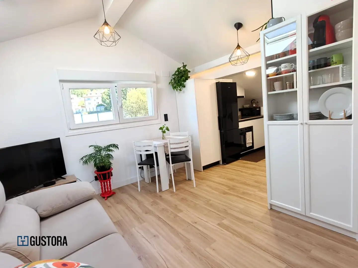 Living room of Attic for sale in Oiartzun  with Heating, Furnished and Oven
