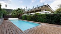 Swimming pool of Flat to rent in  Barcelona Capital  with Air Conditioner, Heating and Private garden