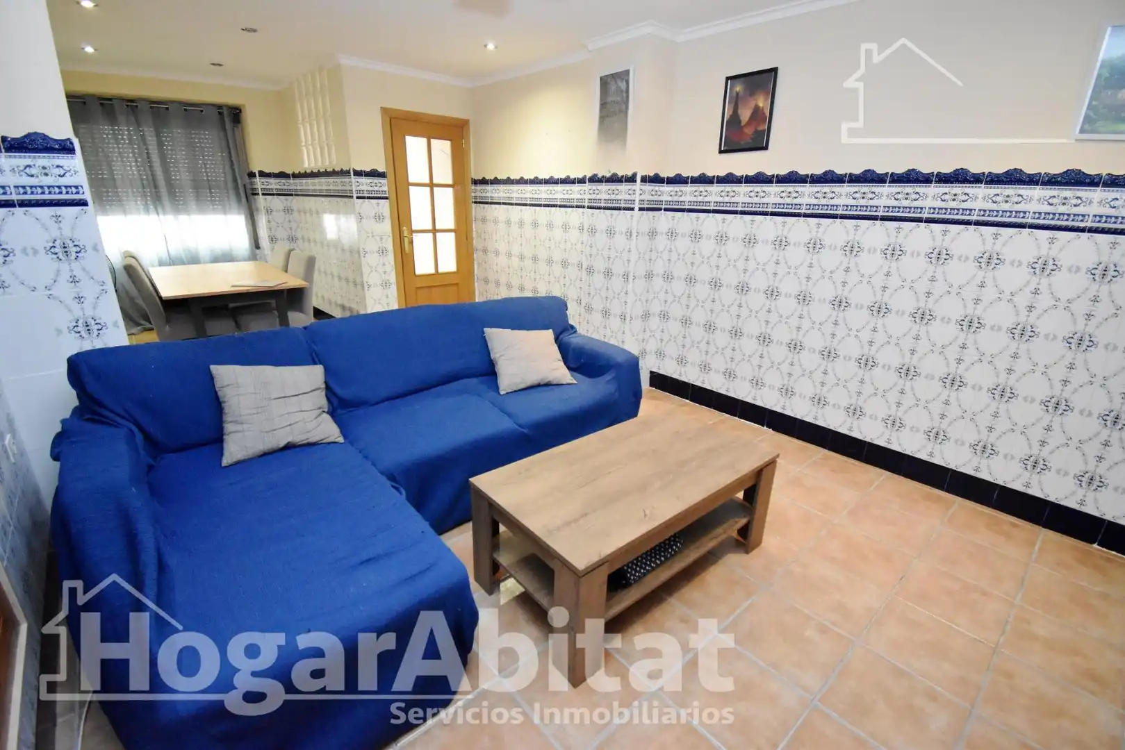Sala d'estar de Casa o xalet en venda en Almazora / Almassora amb Terrassa