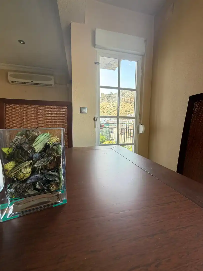 Dining room of Flat for sale in Jaén  with Air Conditioner, Furnished and Balcony