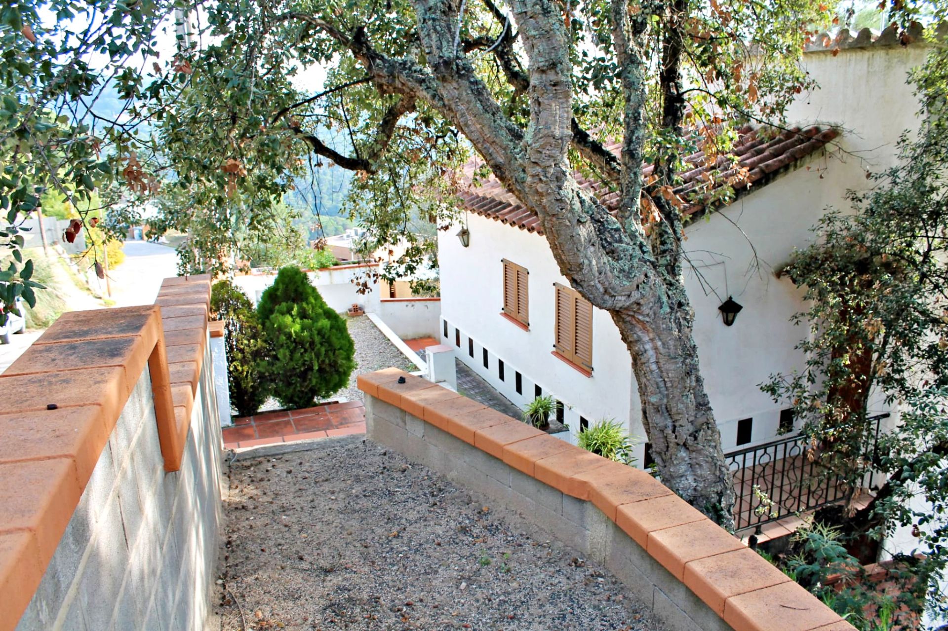 Vista exterior de Casa o xalet en venda en Lloret de Mar amb Jardí privat, Terrassa i Balcó
