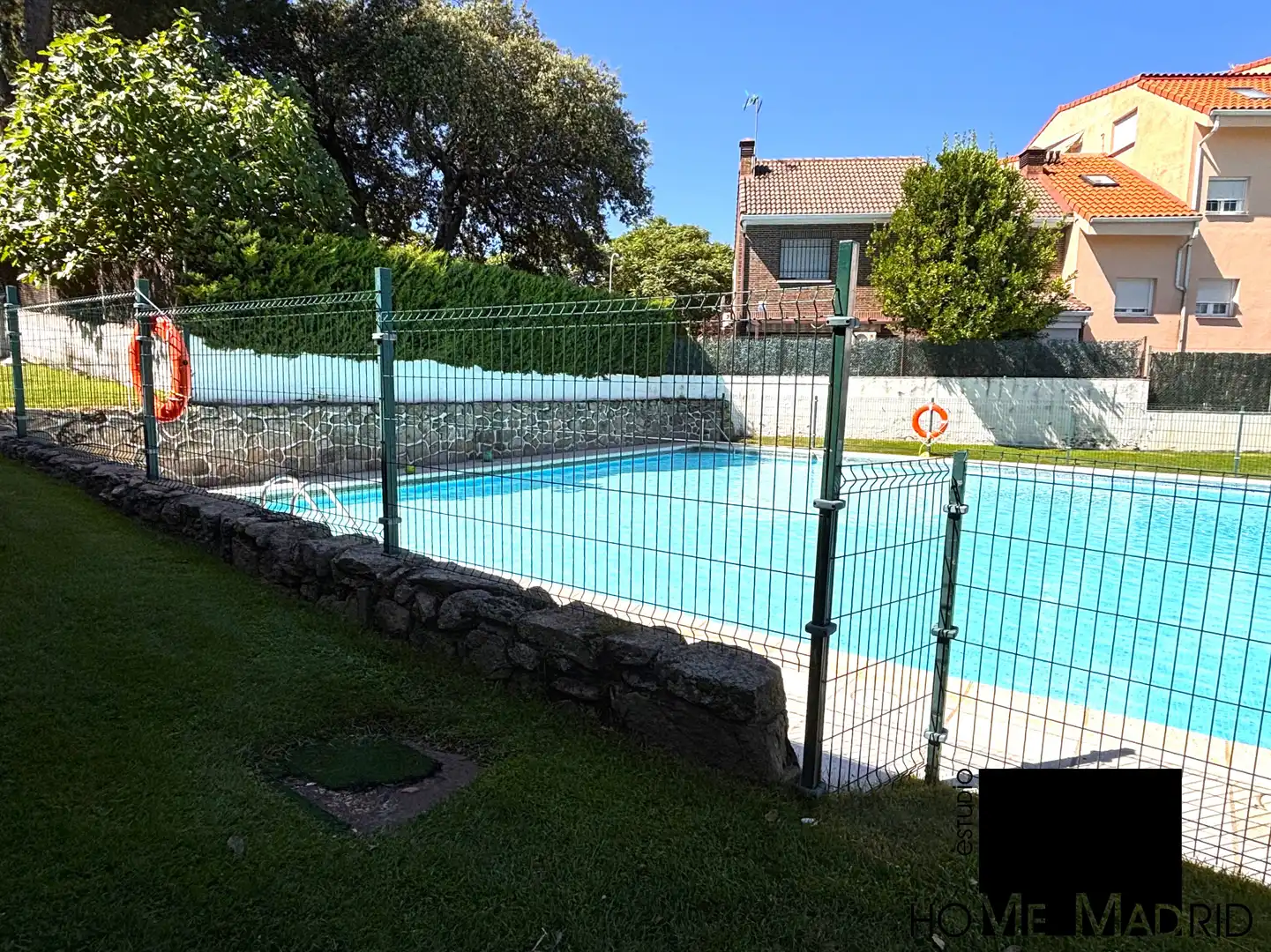 Swimming pool of Flat for sale in Collado Villalba  with Heating, Parquet flooring and Terrace