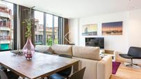 Sala d'estar de Pis en venda en  Barcelona Capital amb Aire condicionat, Calefacció i Parquet