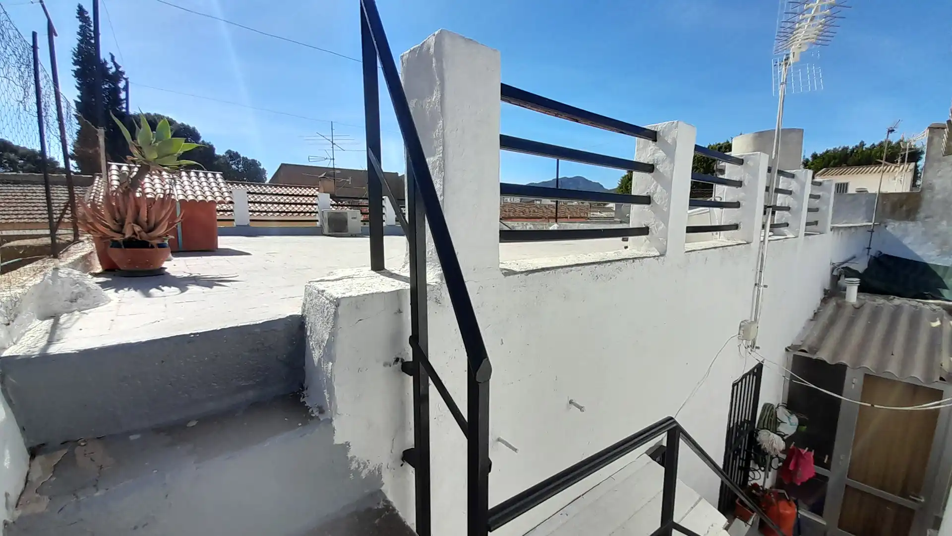 Terraza de Casa o chalet en venta en Fuente Álamo de Murcia con Aire acondicionado