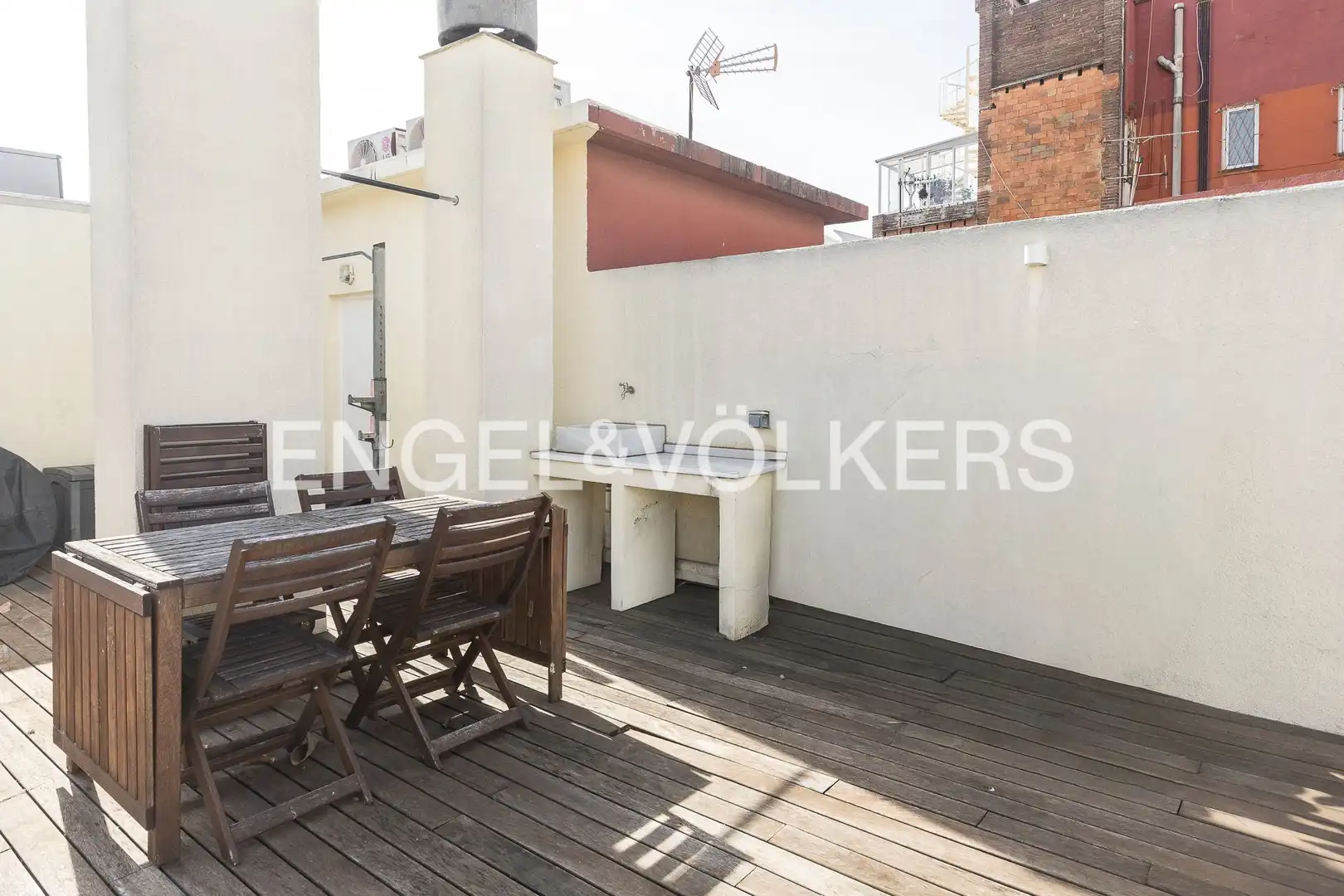 Terraza de Piso en venta en Barcelona con Calefacción, Jardín privado y Parquet