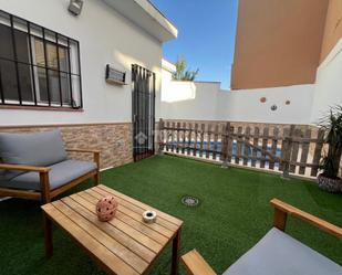 Terrace of Single-family semi-detached for sale in Sanlúcar la Mayor  with Air Conditioner, Heating and Storage room