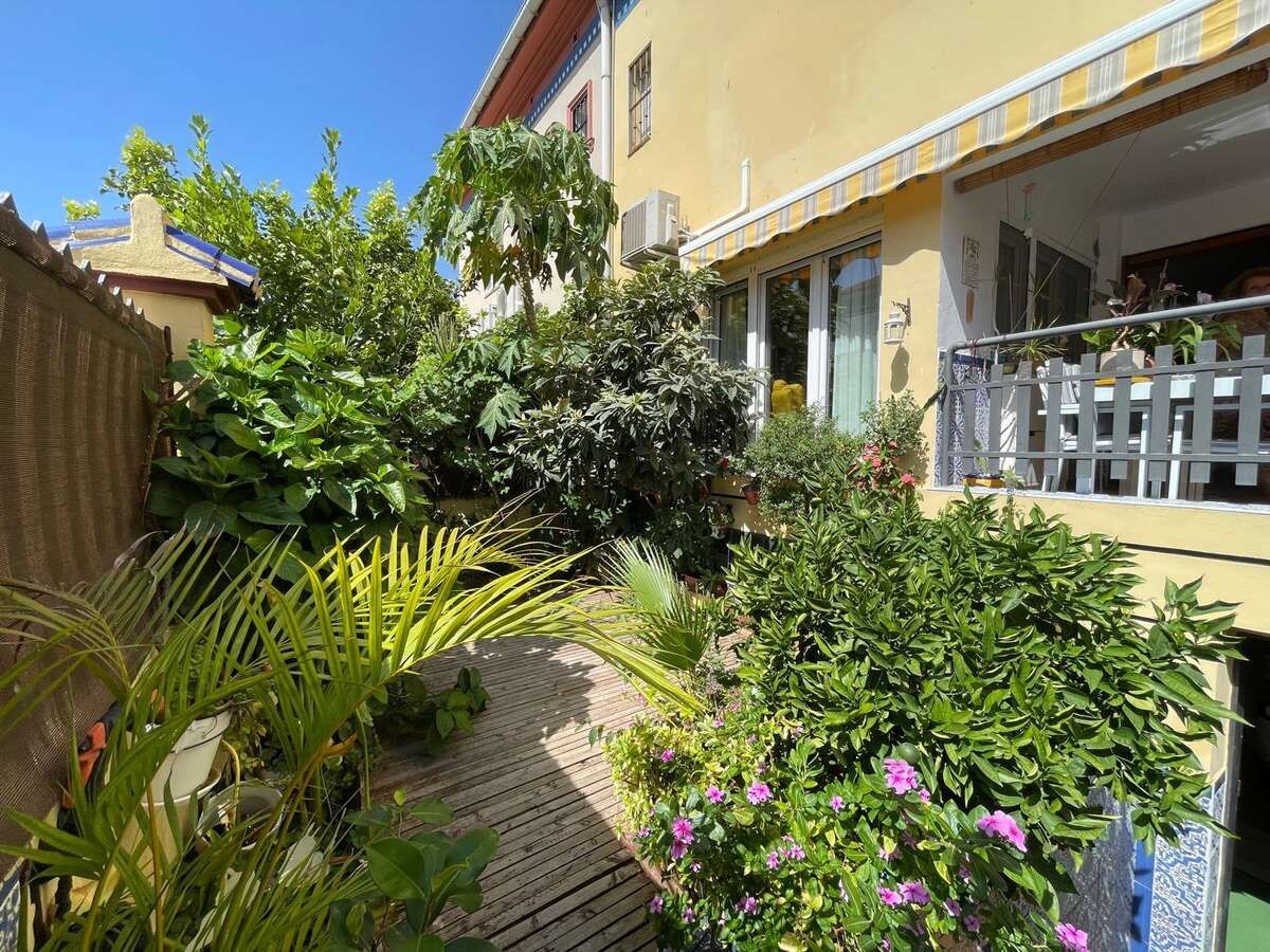 Jardín de Casa adosada en venta en Málaga Capital con Aire acondicionado, Calefacción y Trastero