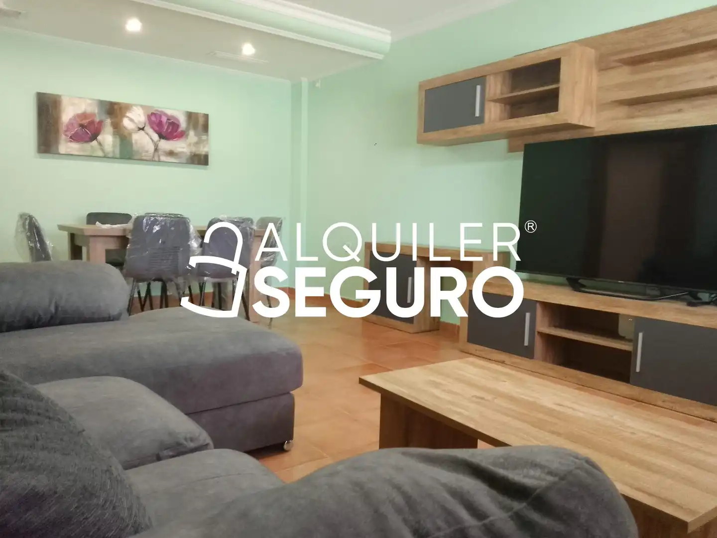 Sala de estar de Casa o chalet de alquiler en Alcantarilla con Aire acondicionado, Calefacción y Trastero