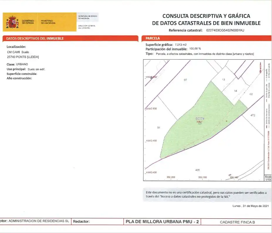 Residencial en venta en Ponts