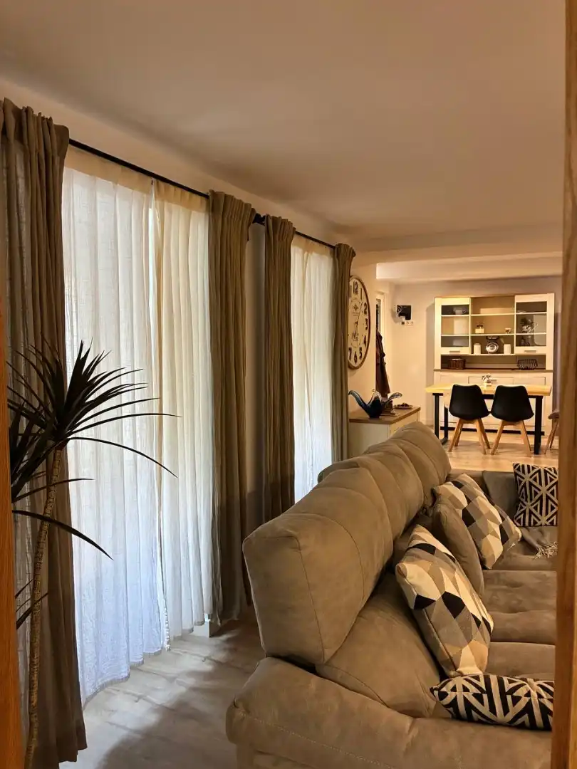 Sala de estar de Casa o chalet en venta en Cariño con Jardín privado, Terraza y Amueblado