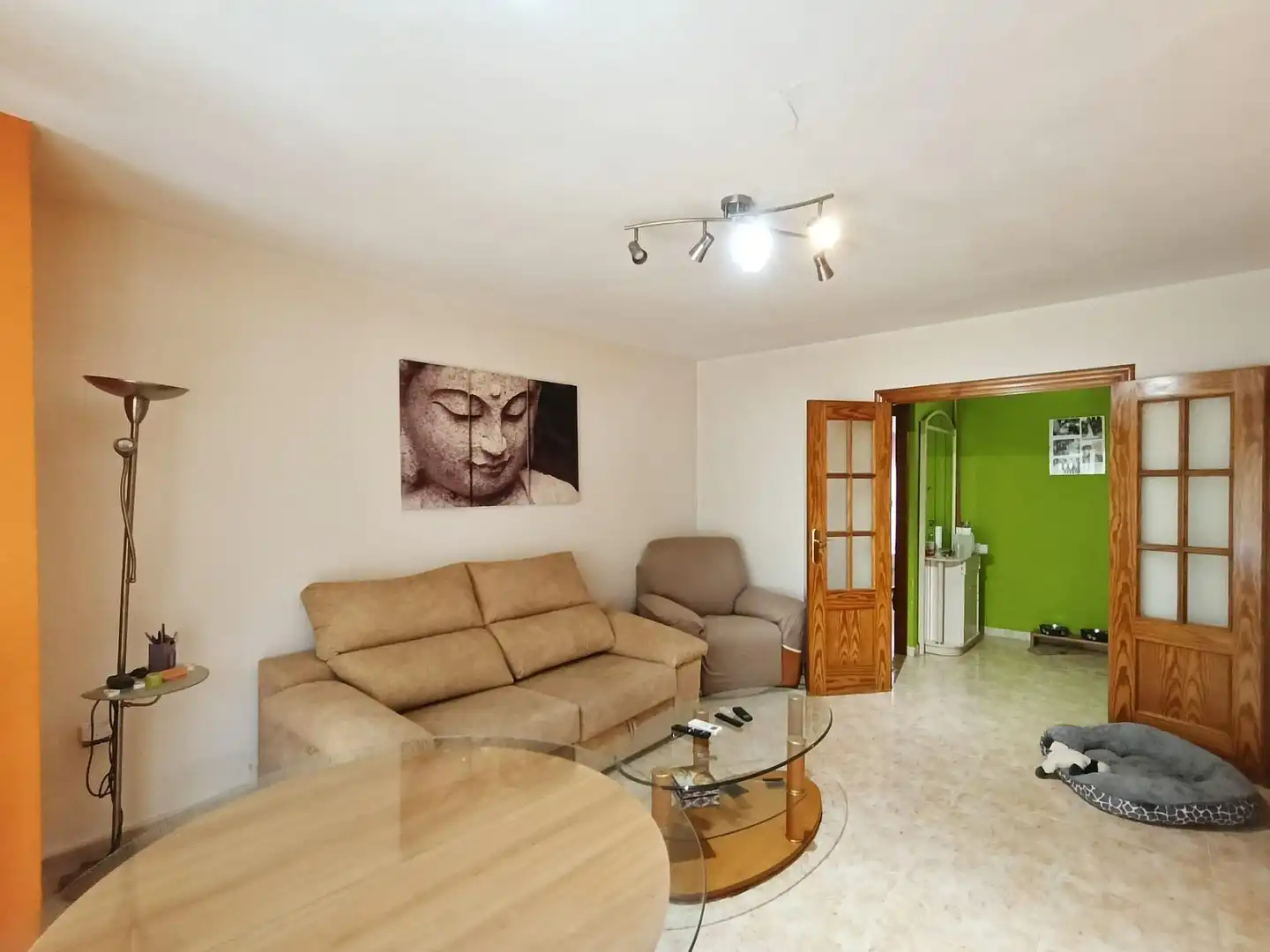Living room of Flat for sale in Alicante / Alacant  with Air Conditioner, Terrace and Furnished
