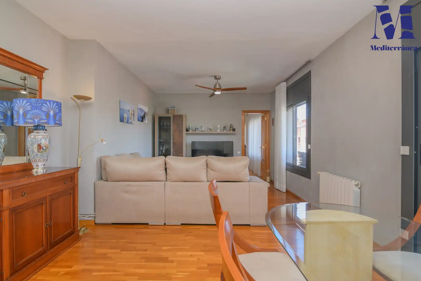 Sala d'estar de Àtic en venda en Castelldefels amb Aire condicionat, Calefacció i Parquet