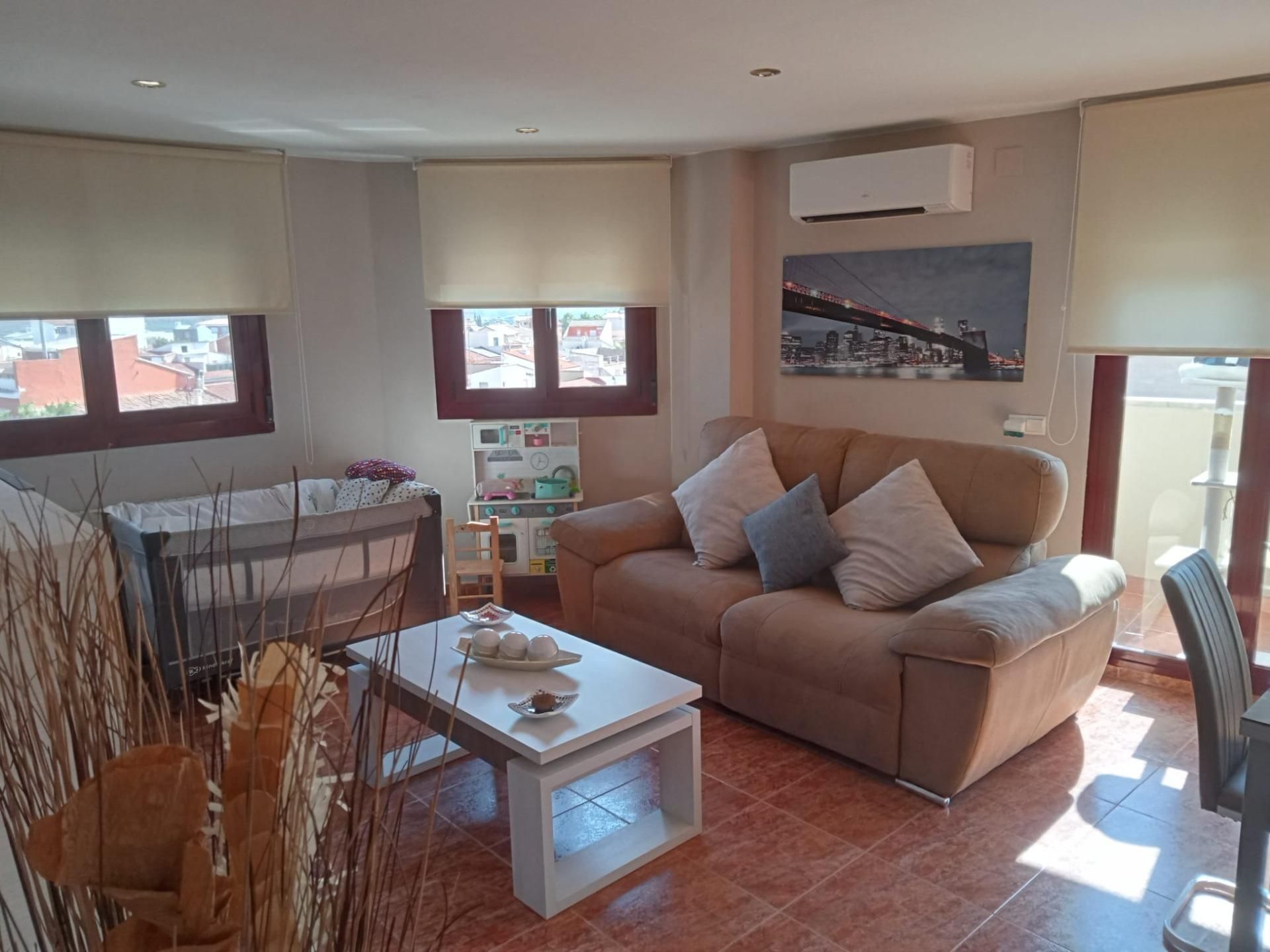 Living room of Duplex for sale in Muro de Alcoy  with Air Conditioner, Heating and Terrace