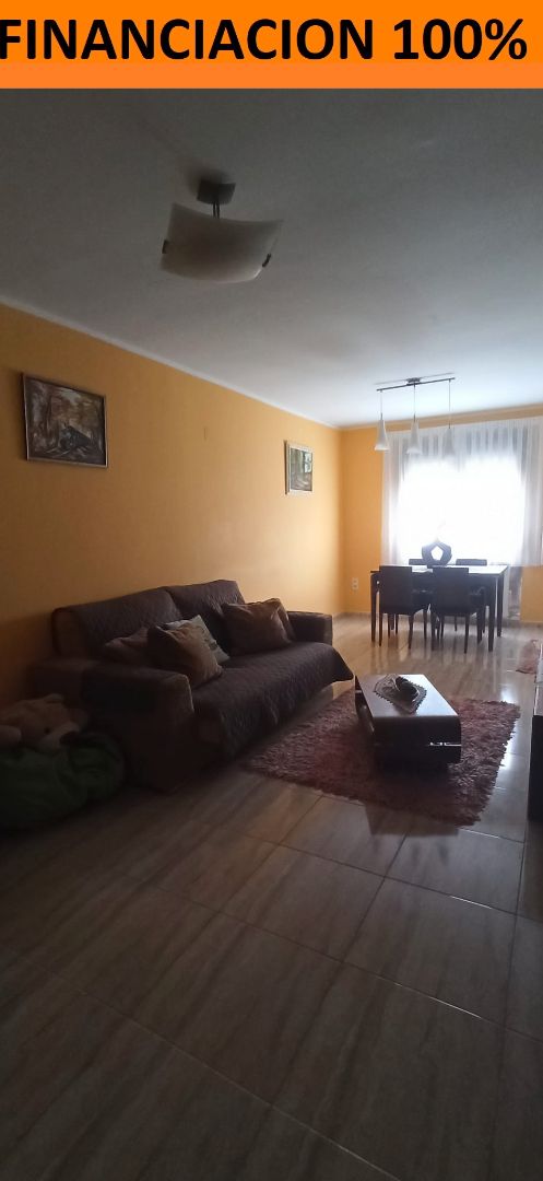 Living room of Flat for sale in Caspe  with Air Conditioner, Heating and Terrace