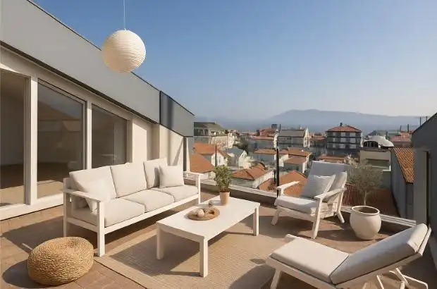 Terraza de Ático en venta en Vigo  con Calefacción y Terraza