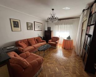 Living room of Flat for sale in Alcañiz  with Heating, Parquet flooring and Furnished