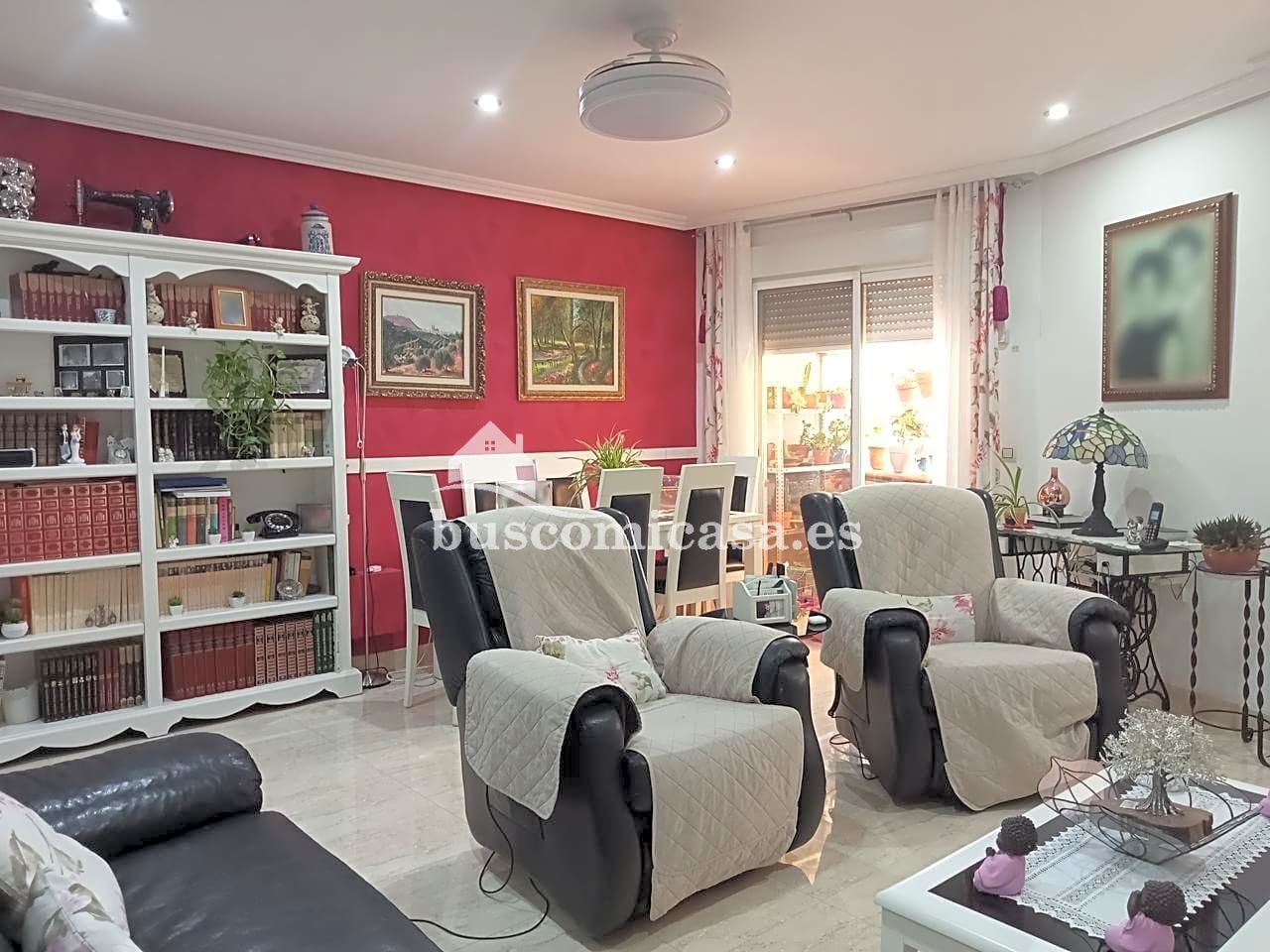 Sala d'estar de Casa adosada en venda en  Jaén Capital amb Aire condicionat, Calefacció i Terrassa