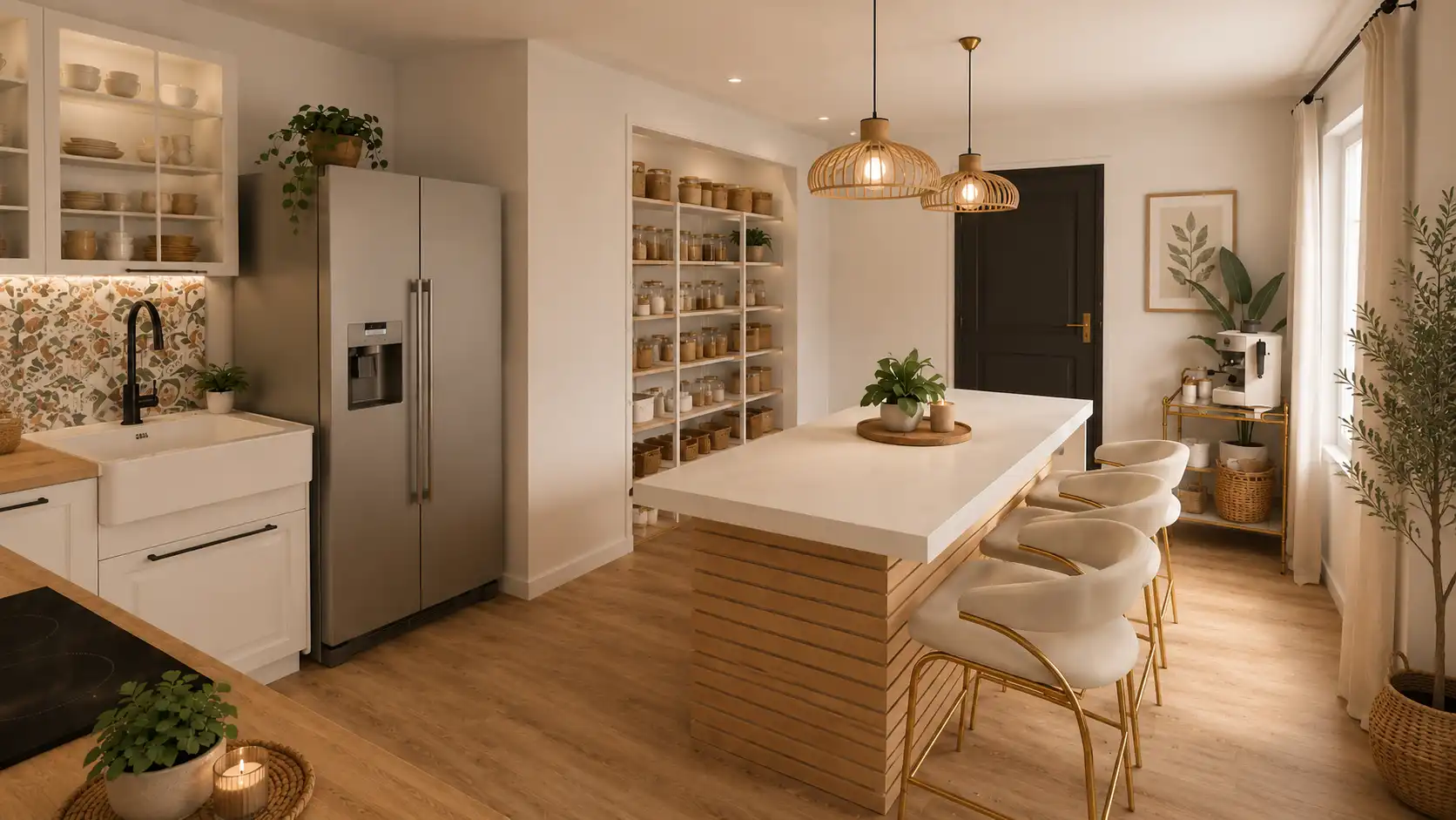 Cocina de Casa o chalet en venta en El Rosario con Aire acondicionado, Jardín privado y Terraza