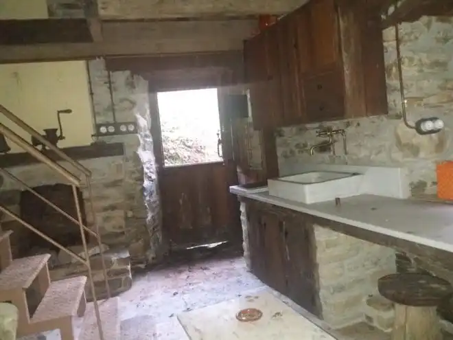 Cuina de Casa o xalet en venda en Cudillero amb Moblat