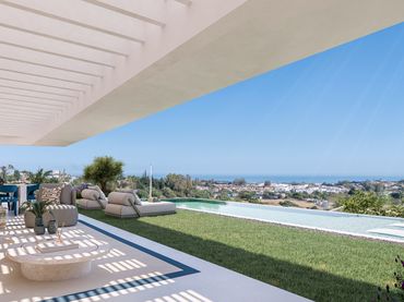 Apartament amb piscina en venda a Benahavís pueblo