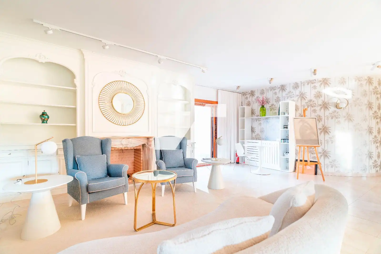 Sala d'estar de Casa o xalet en venda en Benicasim / Benicàssim amb Aire condicionat, Calefacció i Jardí privat