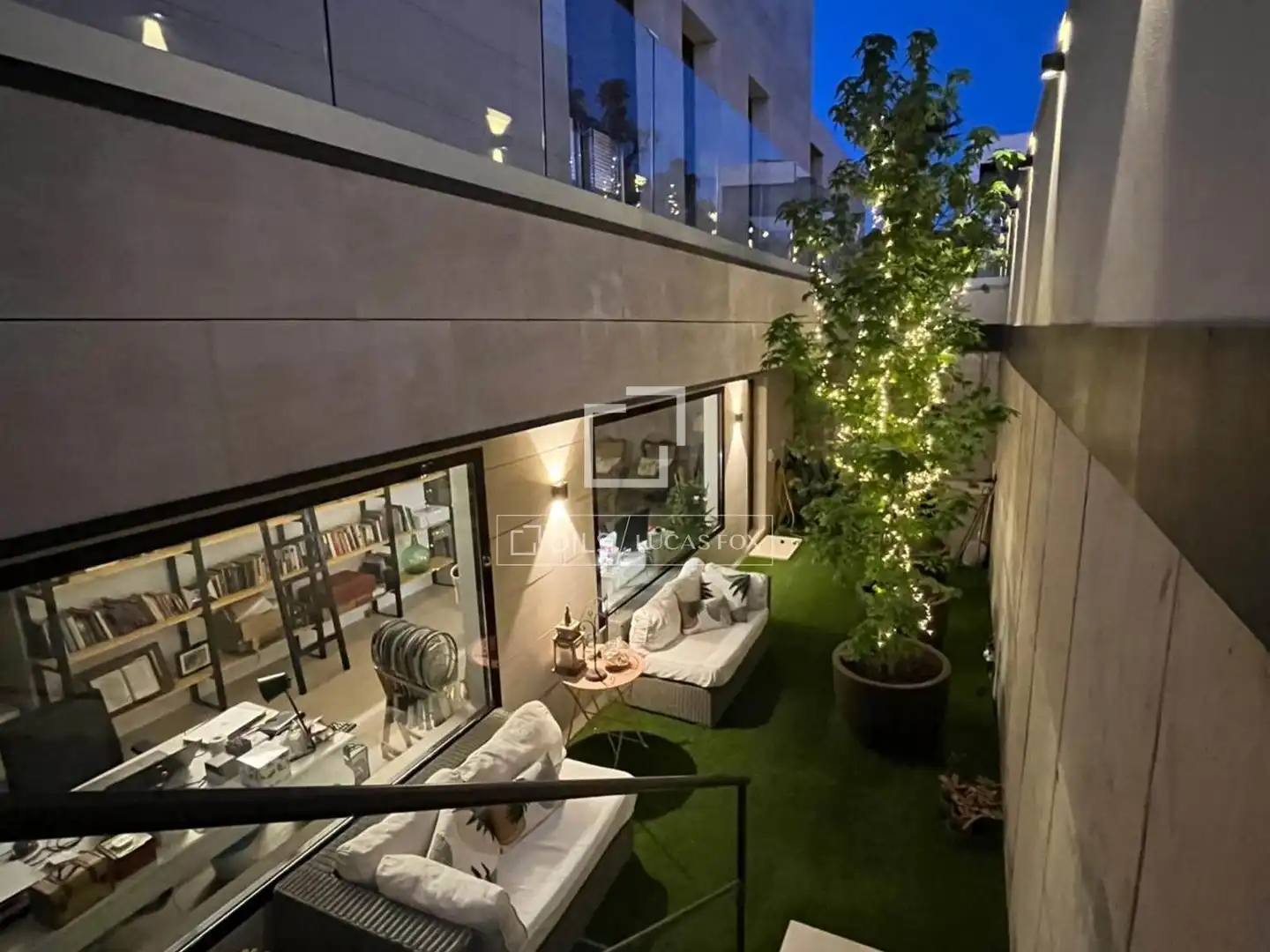 Terrasse von Country house zur Miete in Majadahonda mit Klimaanlage, Heizung und Privatgarten