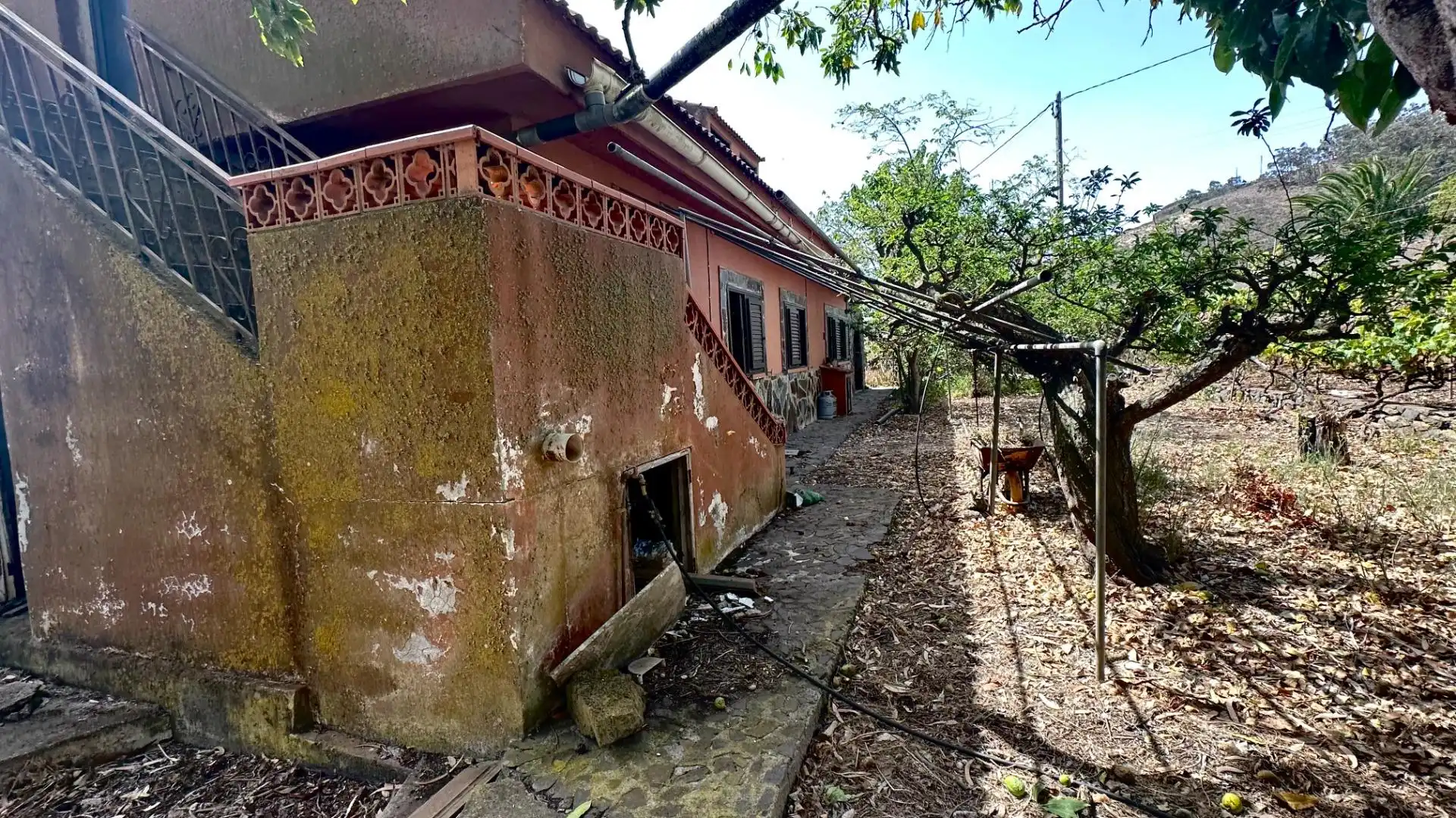 Vista exterior de Finca rústica en venta en El Rosario con Jardín privado, Terraza y Alarma