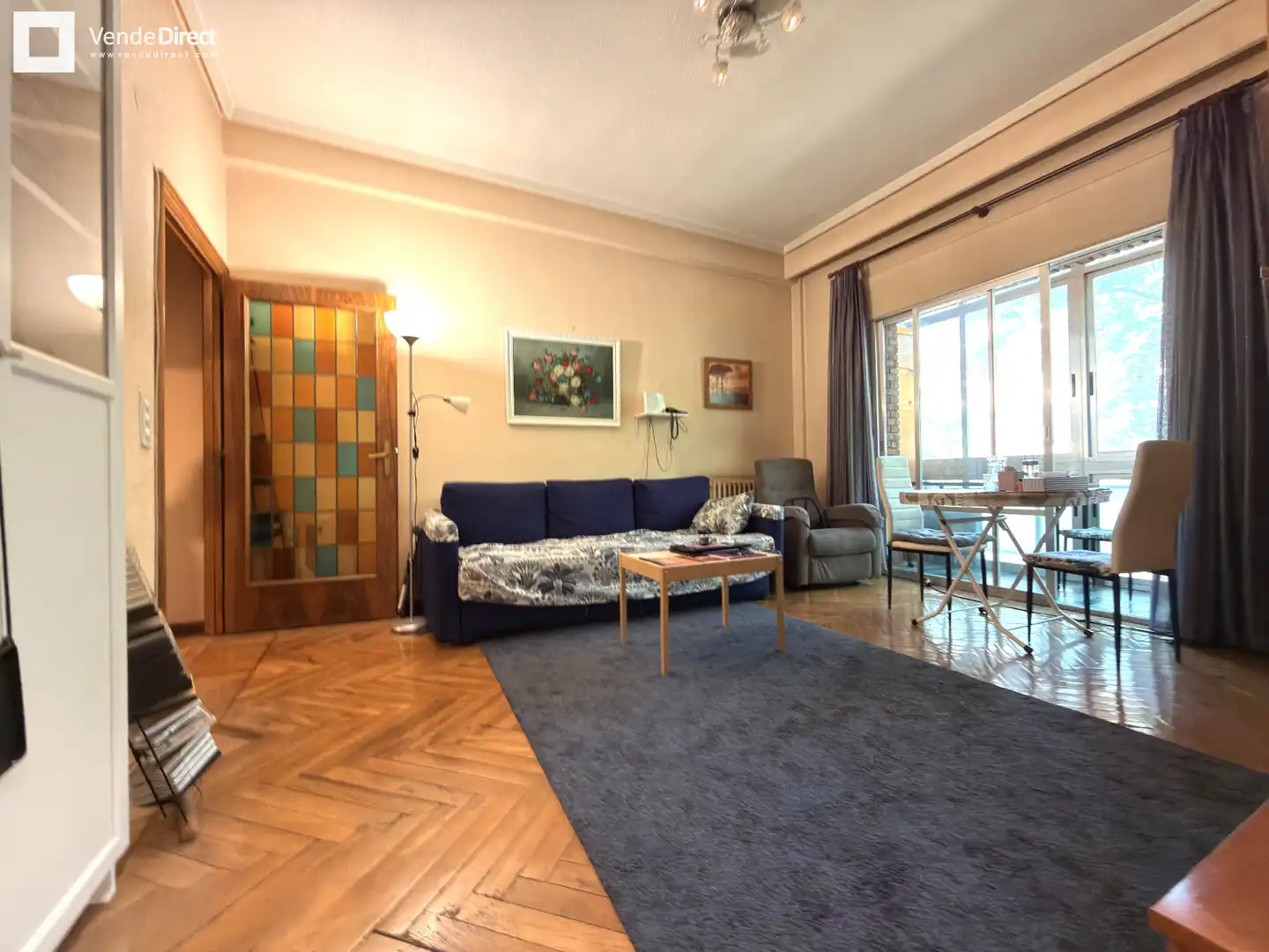 Sala de estar de Piso en venta en Madrid con Aire acondicionado, Calefacción y Parquet