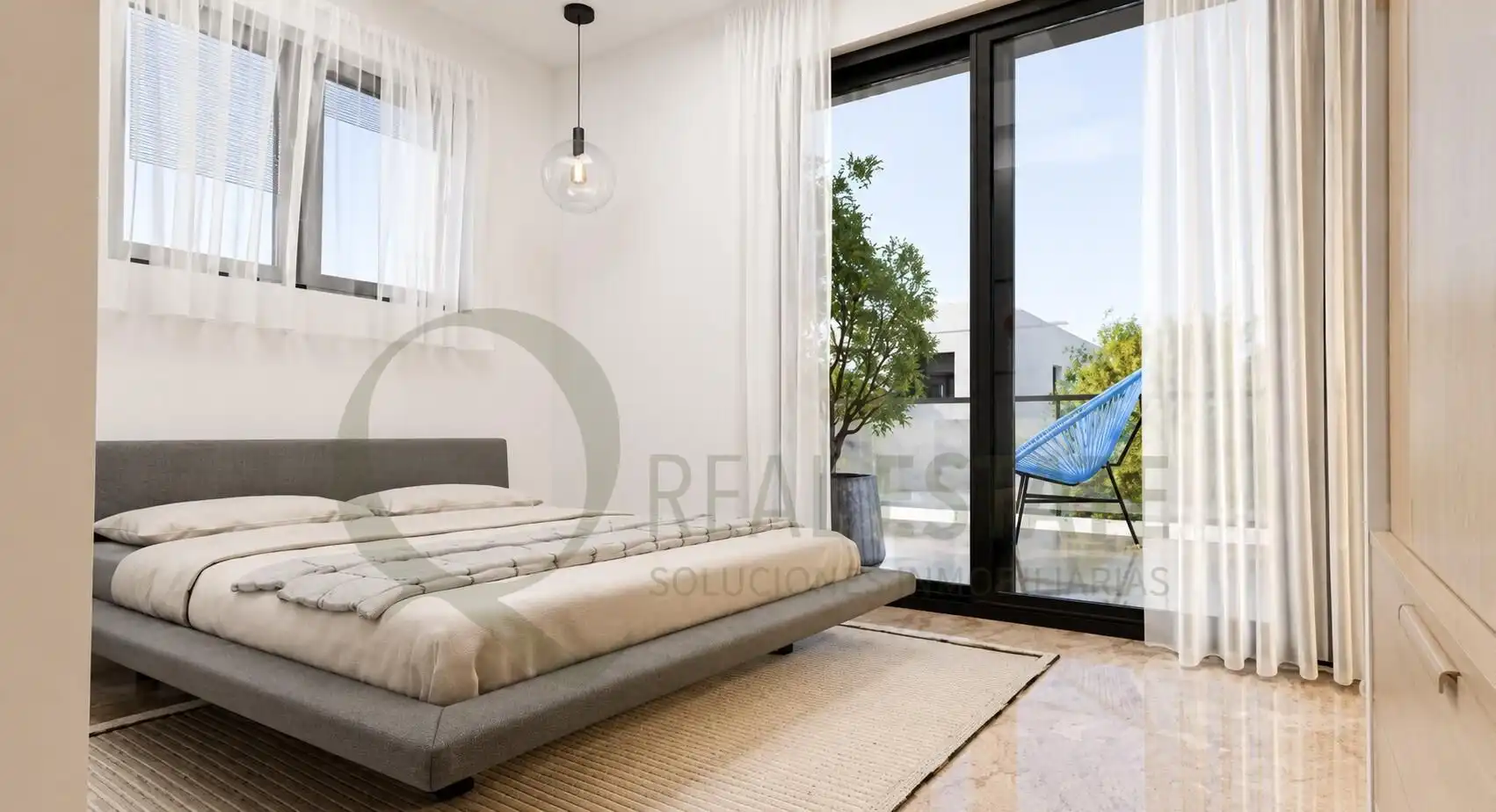 Habitación de Casa o chalet en venta en Alicante / Alacant con Calefacción, Jardín privado y Terraza
